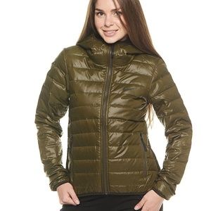 NIKE Down Feather Olive Green Jacket - NEW